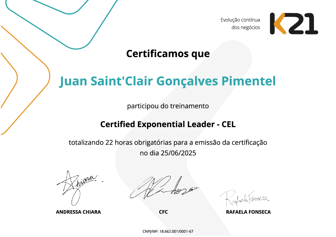 Certificado K21